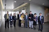 Group photo of with the delegation, Prof. Wan Chao (1st from right), Prof. John Rudd (3rd from right), Prof. Bai Yanqiang (4th from right) and Prof. Lin Ge (3rd from left)